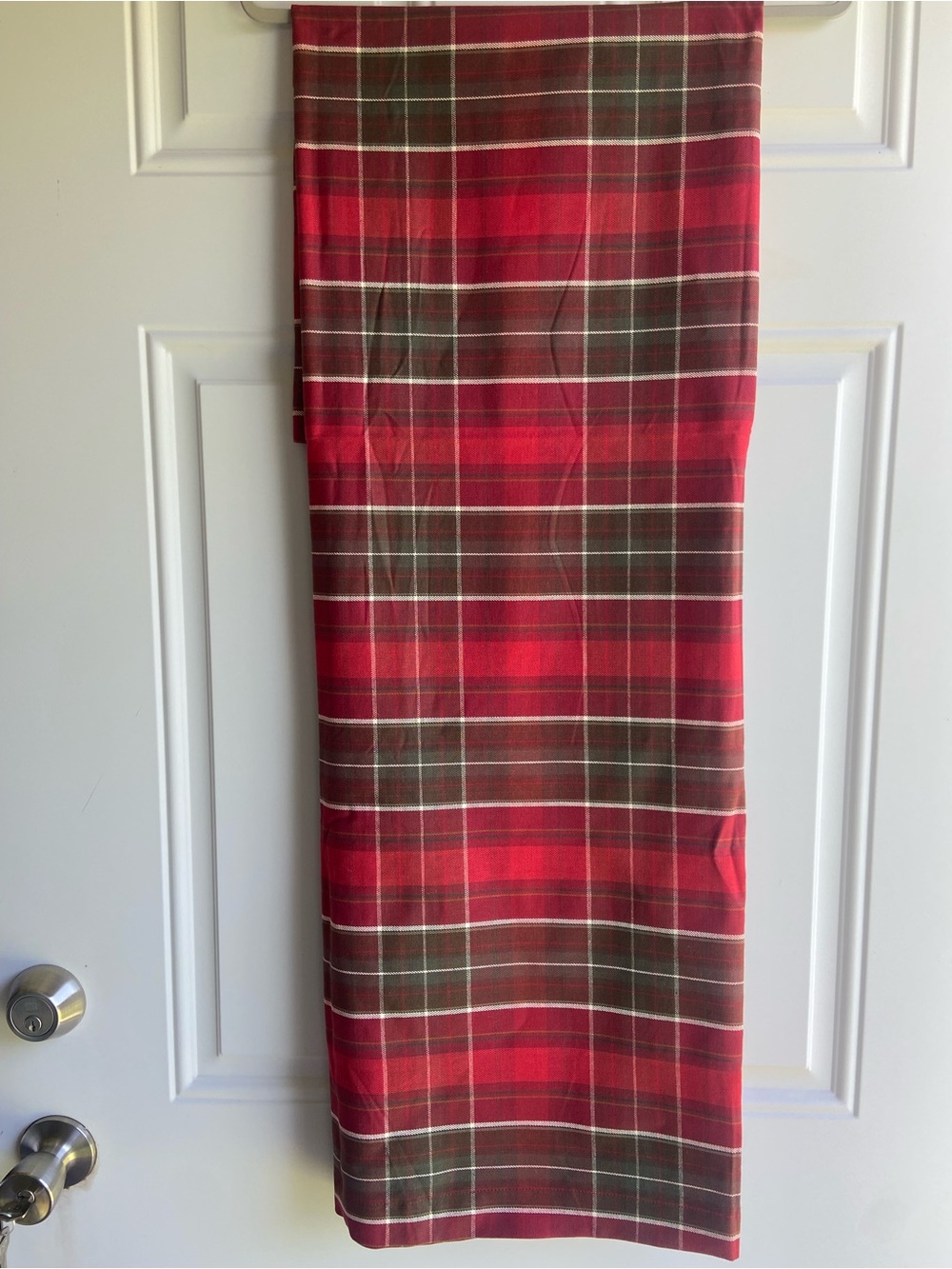 Pottery Barn holiday tablecloth